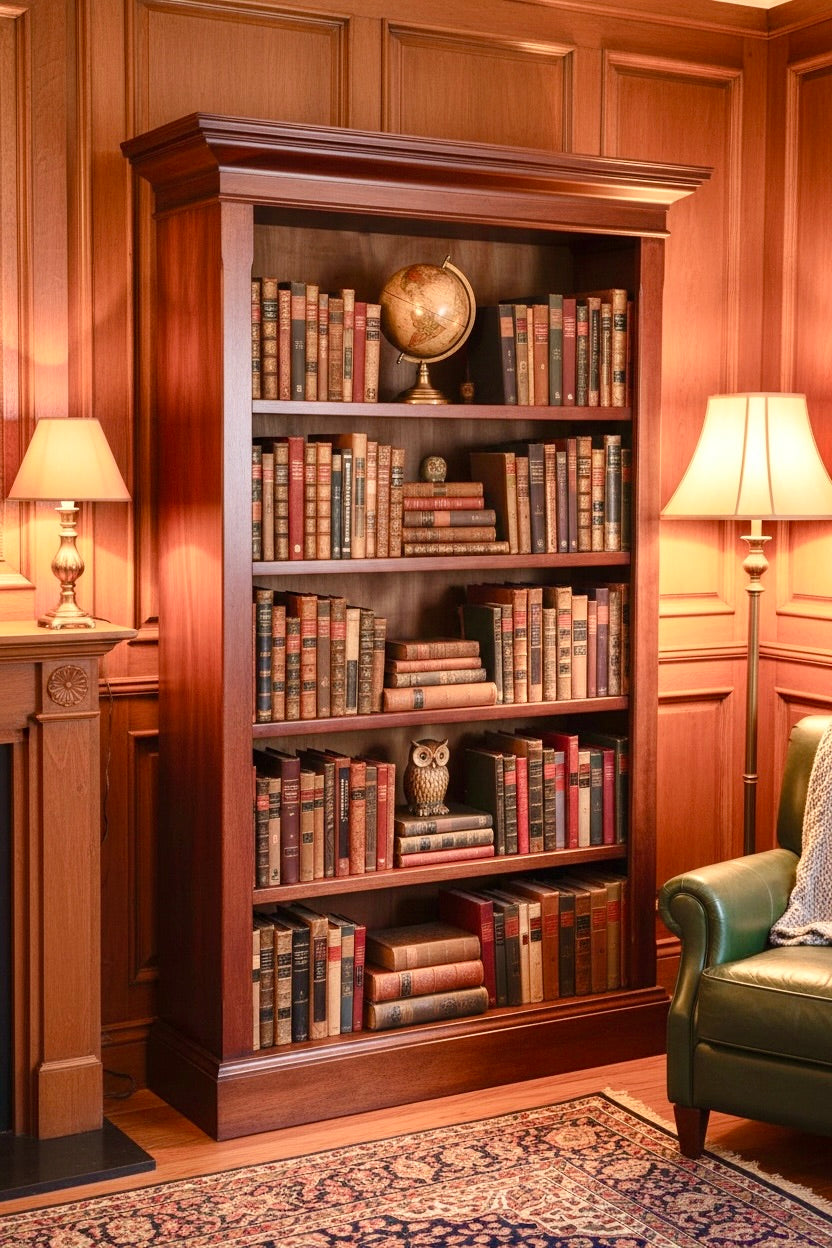 Large mahogany Bookcase