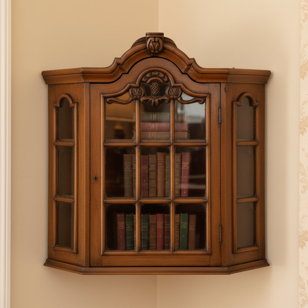 Dutch mahogany Wall Hanging Cabinet