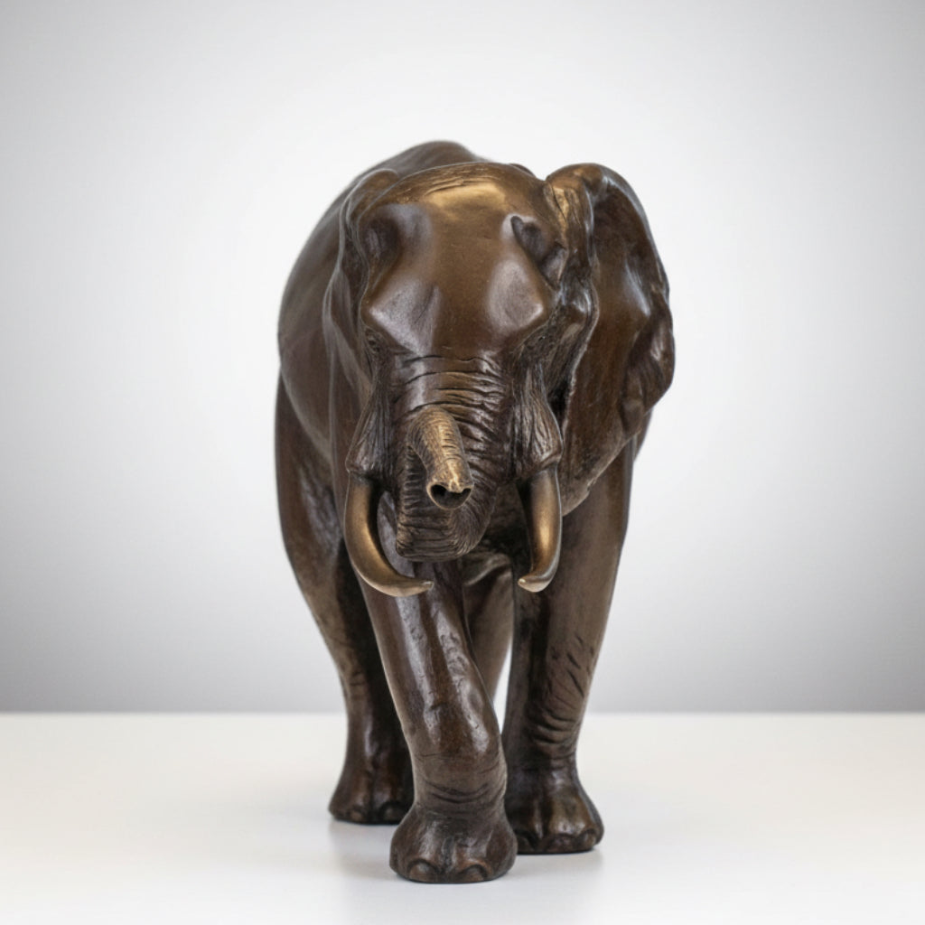 Donald Greig bronze Elephant - Signed and dated 2002 - SOLD