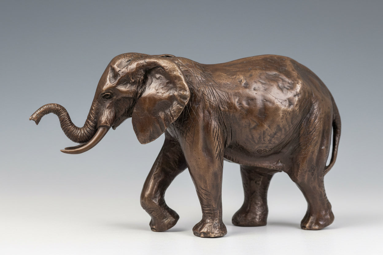 Donald Greig bronze Elephant - Signed and dated 2002 - SOLD