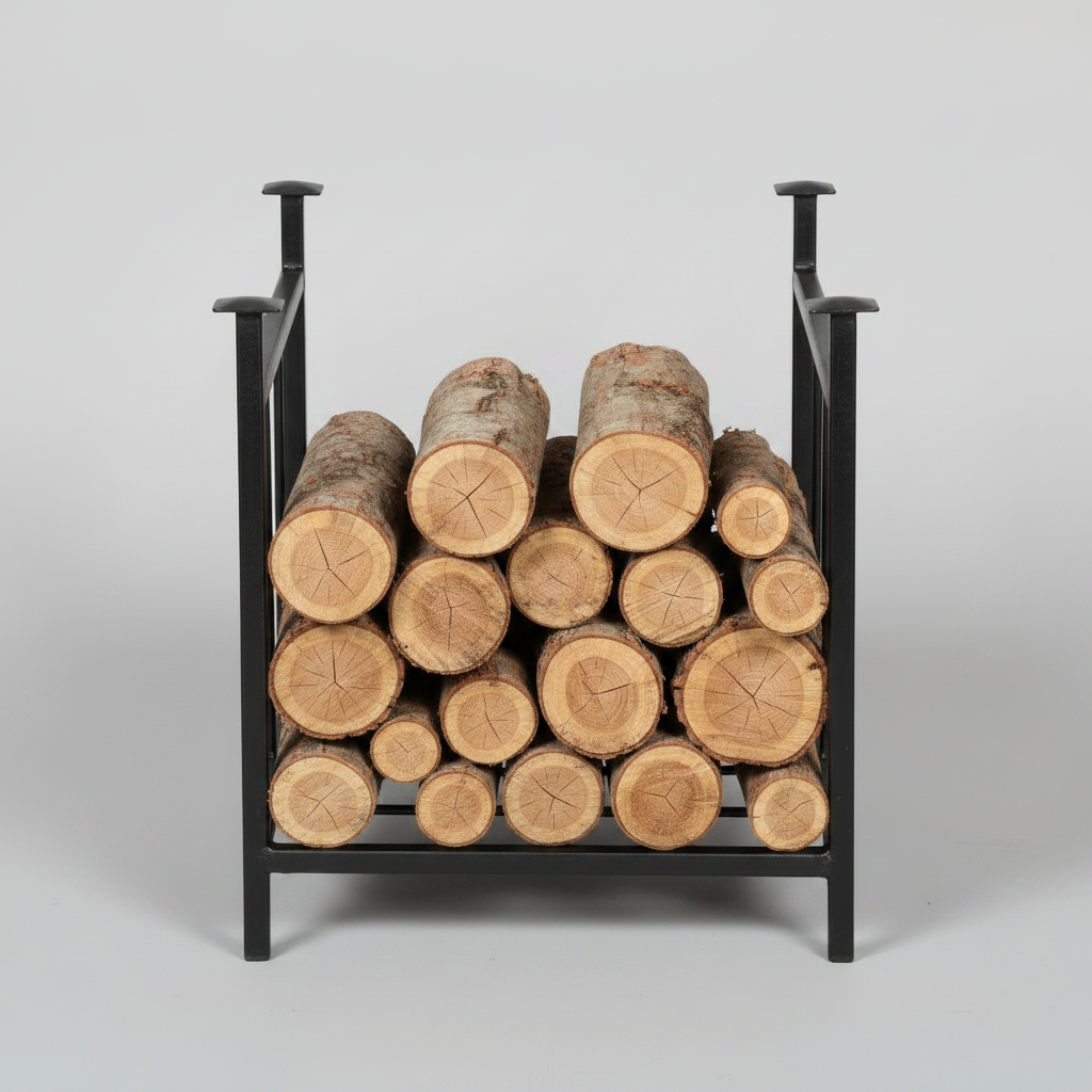 Painted metal Log Holder