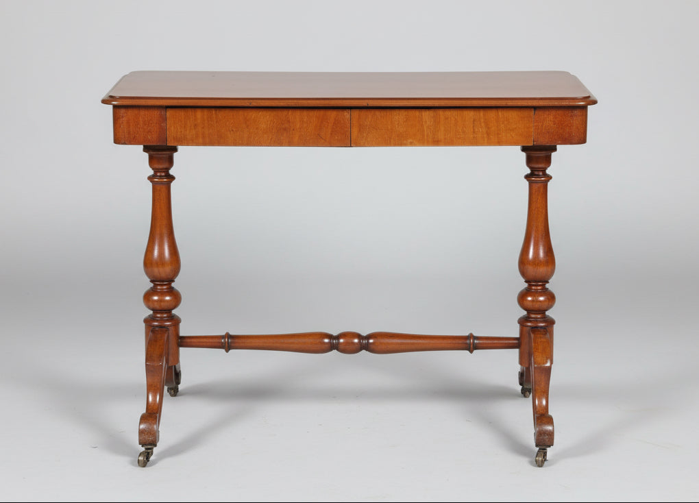 Victorian mahogany Stretcher Table