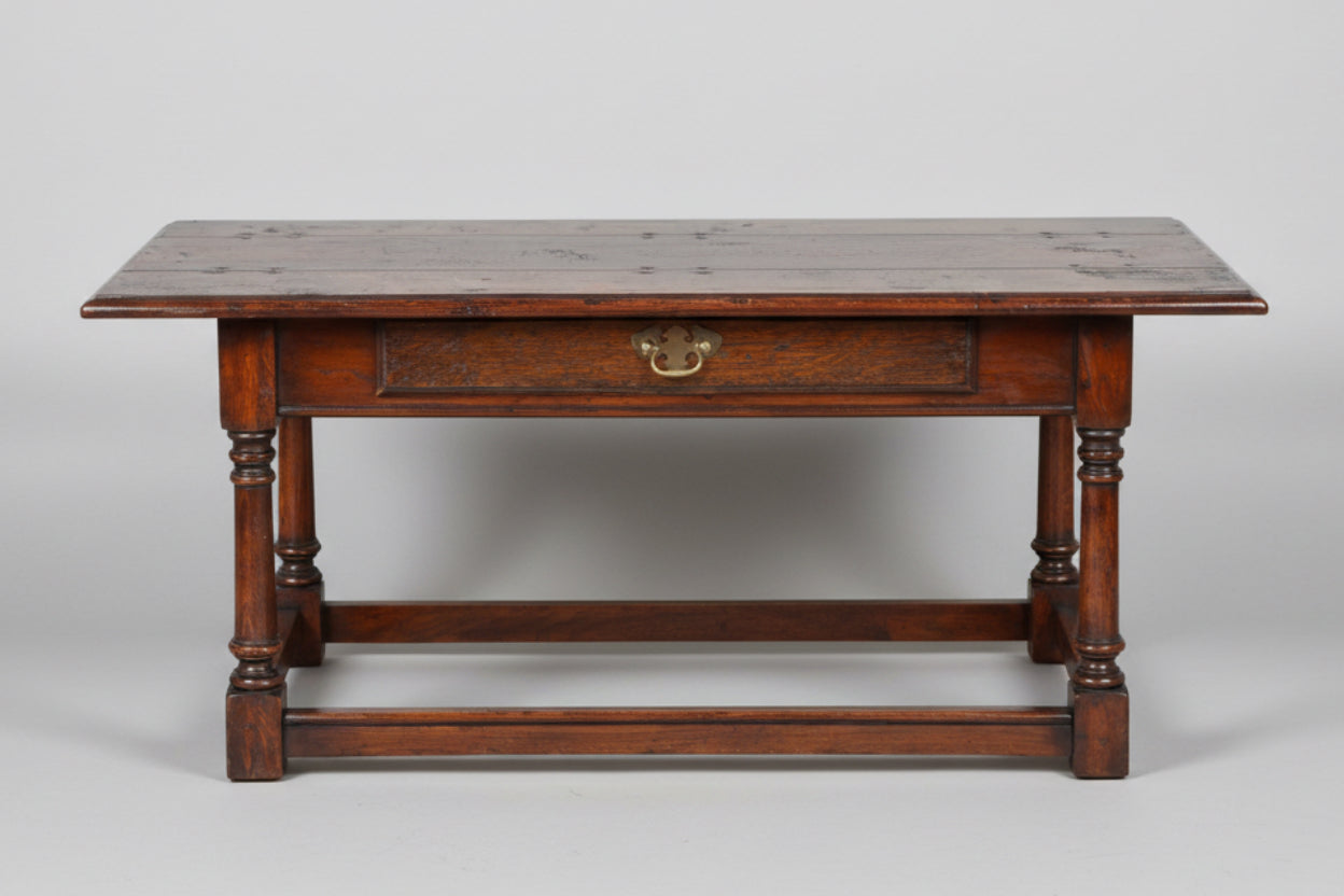 Early 20th Century three panel oak Coffee Table