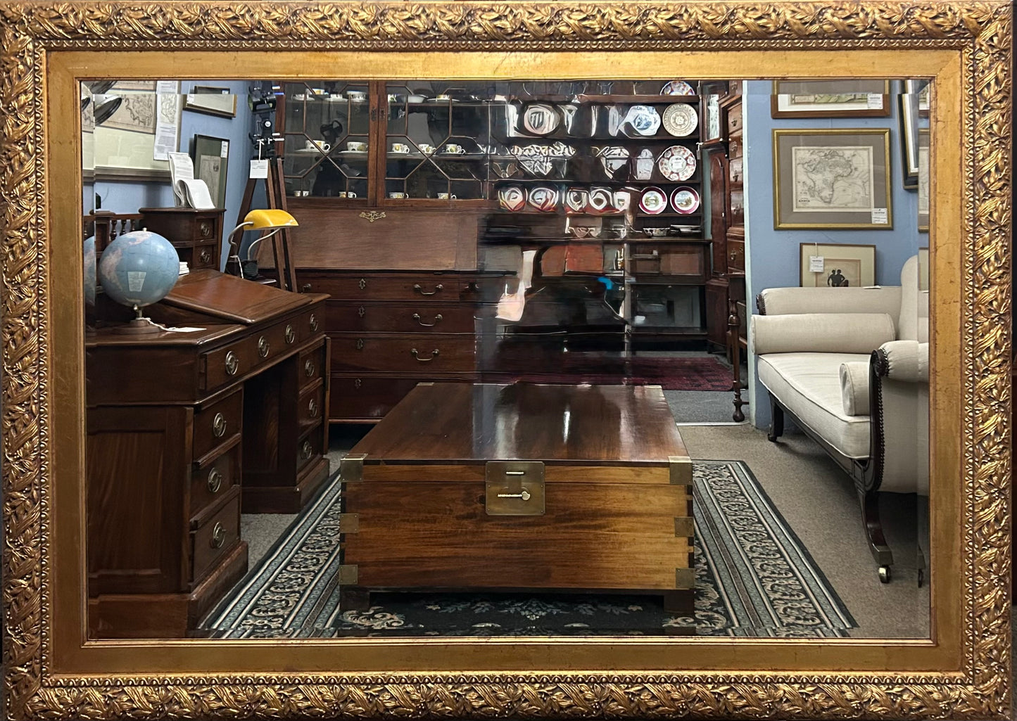 Large Gilt Framed Mirror