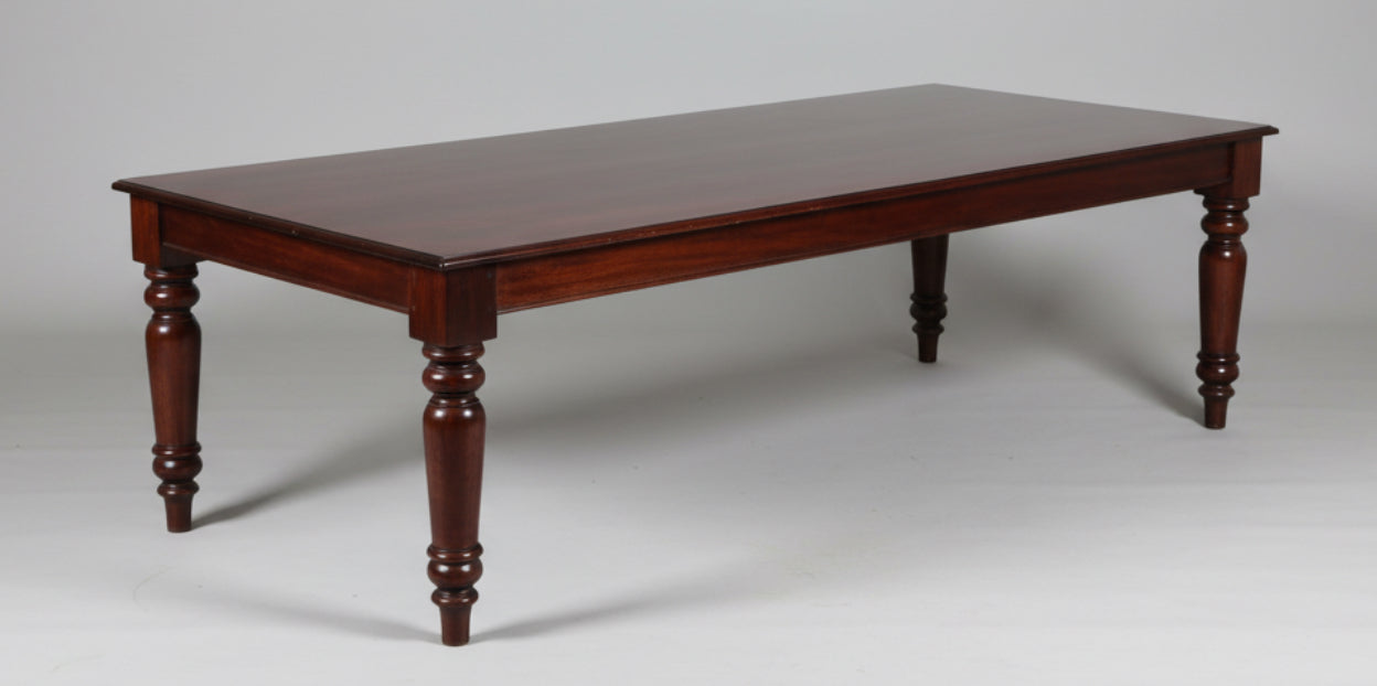 Victorian style mahogany 10 seater Dining Table - SOLD