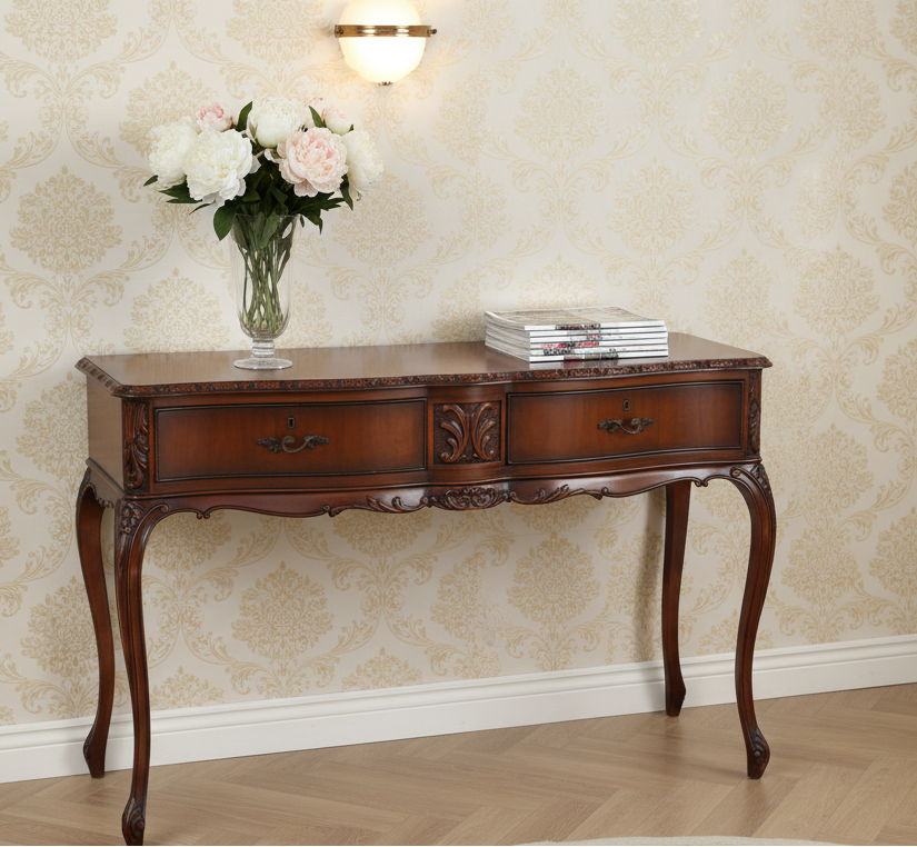 Hartman & Kepler walnut Hall Table/Server