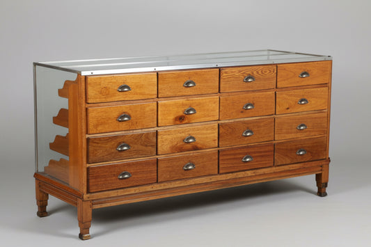 Vintager 16-drawer Haberdashery Shop Counter