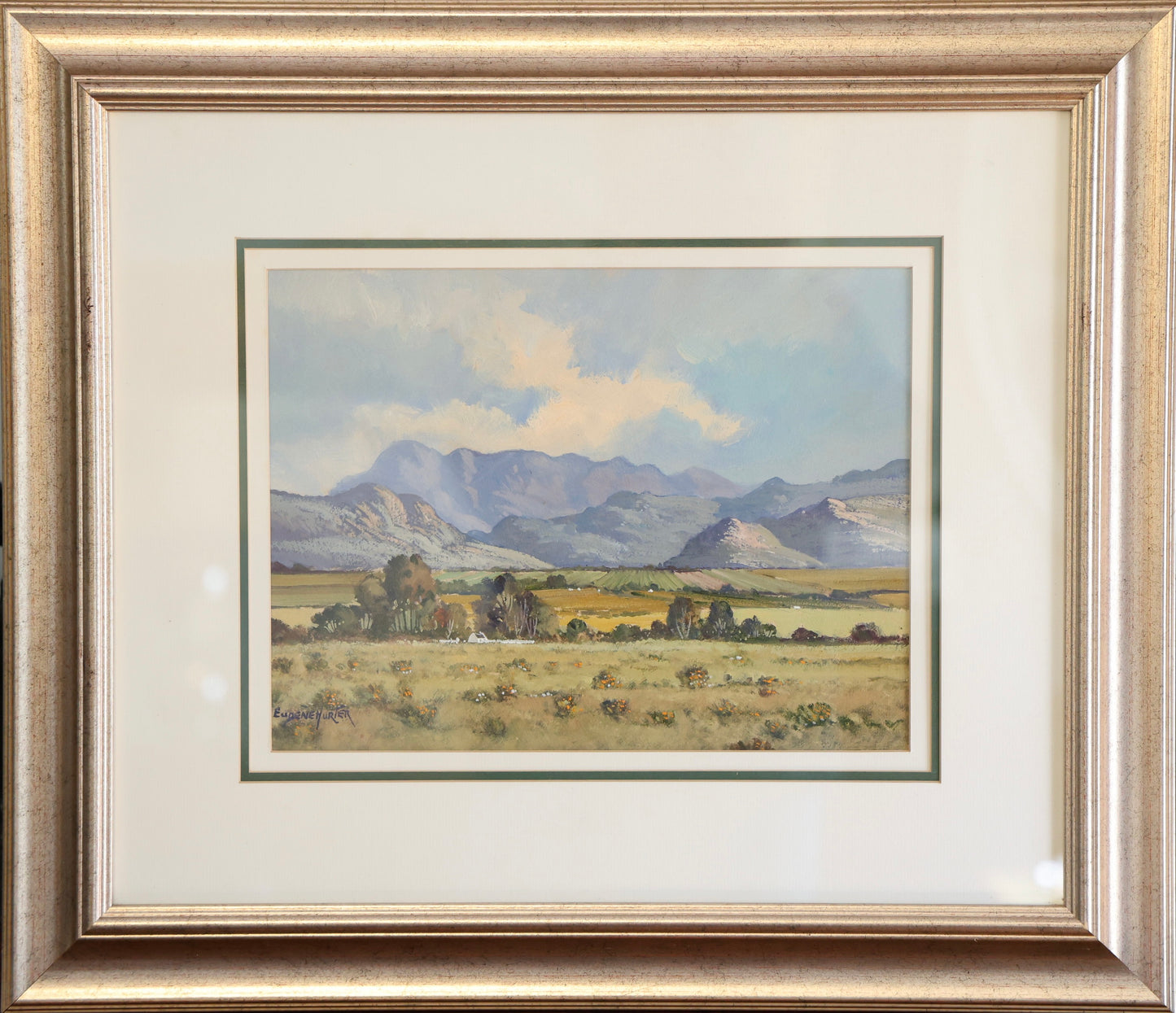 Eugene Hurter (SA) - Oil on Board - Wellington, signed - SOLD QUICKLY