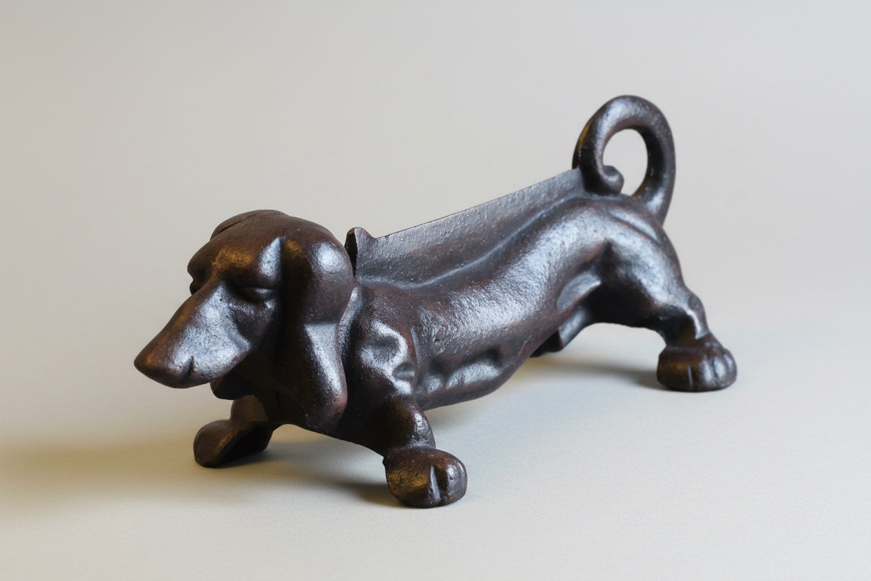 Cast iron Dachshund Foot Scraper