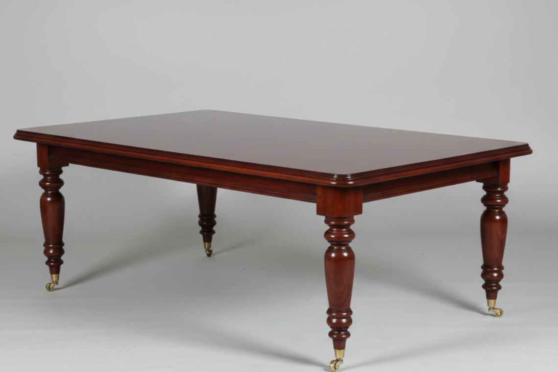 Victorian style mahogany Hans van der Merwe Dining Table - 8 seater