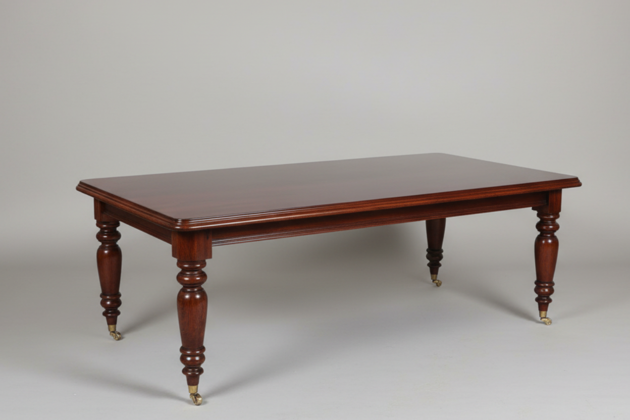 Victorian style mahogany Hans van der Merwe Dining Table - 8 seater