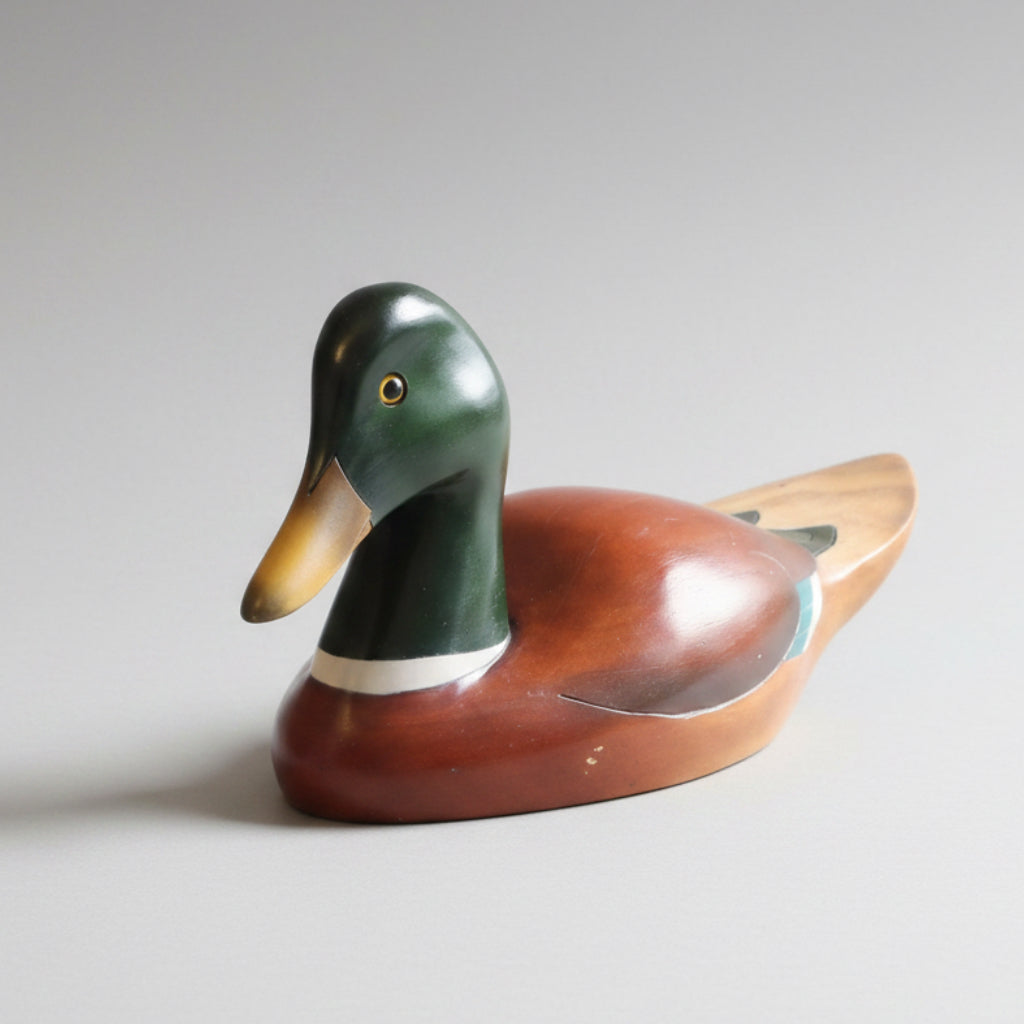Feathers Gallery - hand painted and carved Mallard. Limited edition 1256/2000