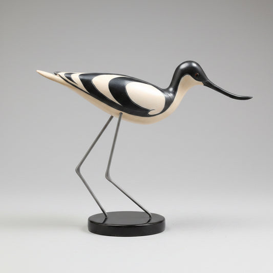 Feathers Gallery - hand painted and carved Avocet, limited edition 691/2000 - SOLD