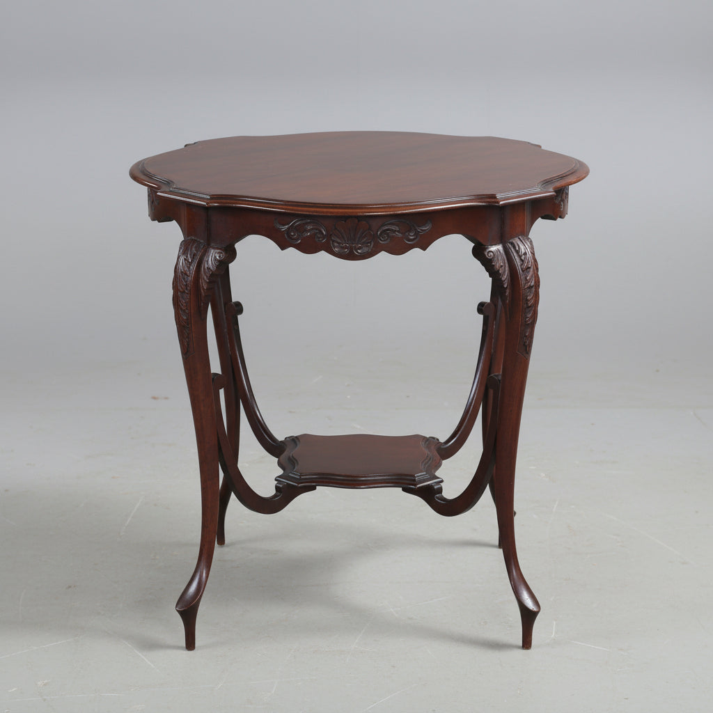 An Edwardian carved mahogany Occasional/Lamp Table - SOLD QUICKLY