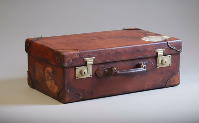 Early 20th Century leather Suitcase