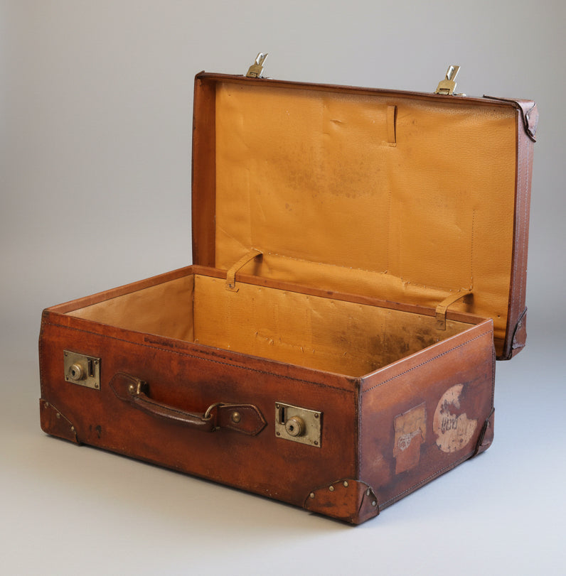 Early 20th Century leather Suitcase