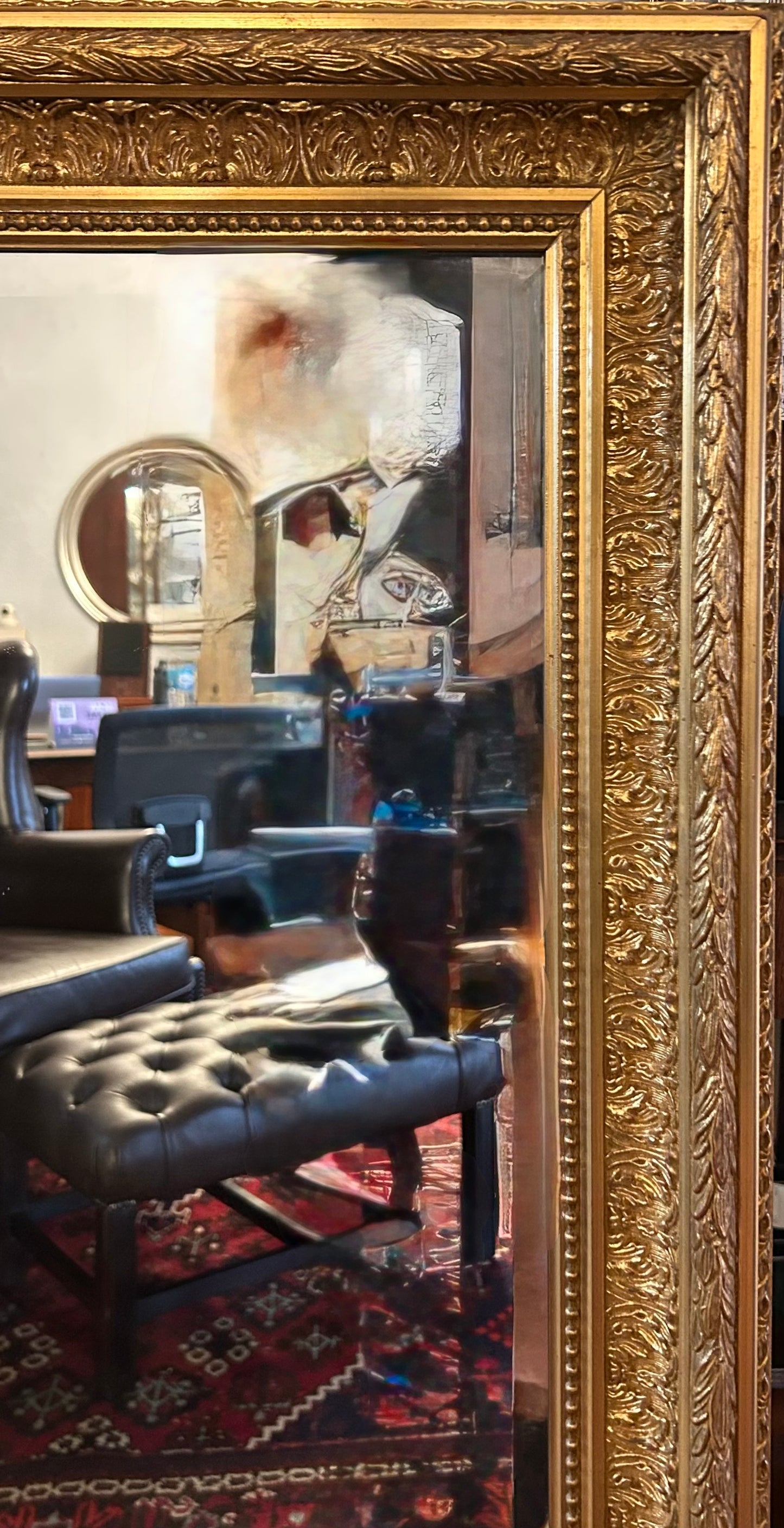 Large Gilt Framed bevelled Mirror