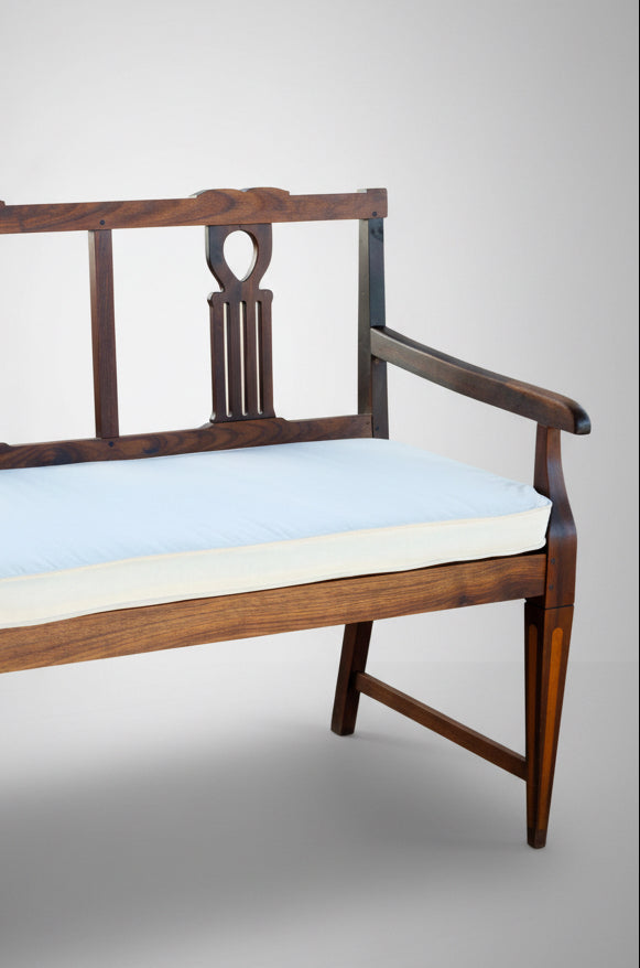 20th Century Cape Neoclassical style stinkwood and yellowwood inlaid Settee and two Armchairs