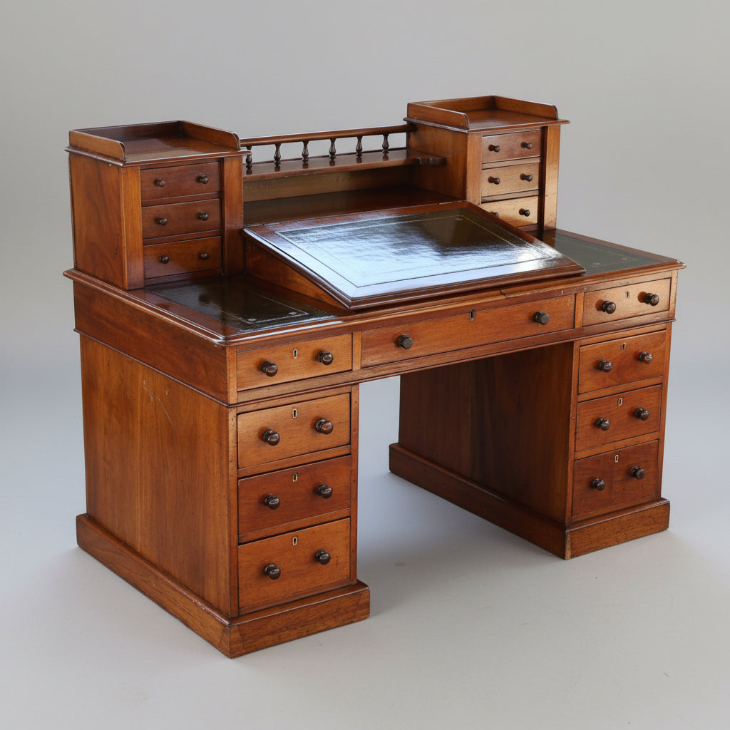 Victorian mahogany Dicken's Writing Table/Desk