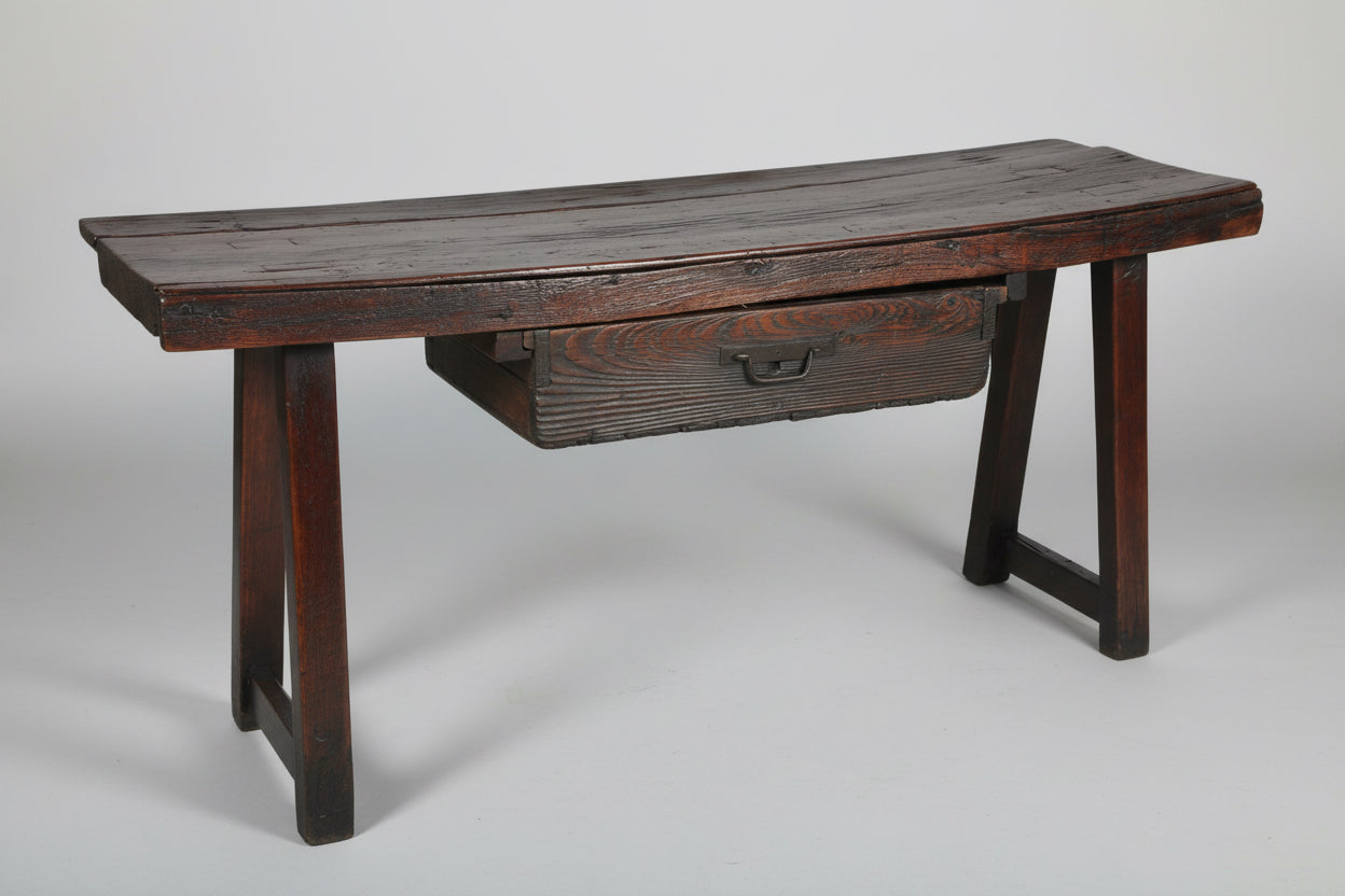 19th Century baltic pine Work/Console Table