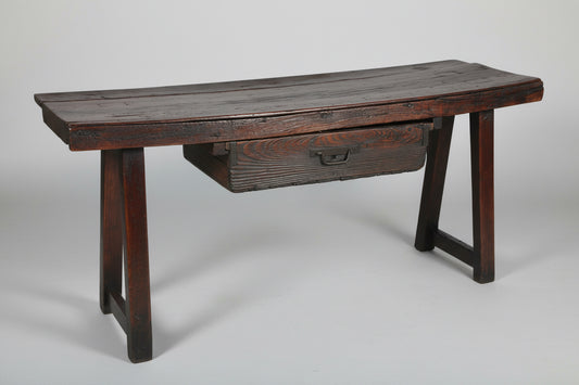 19th Century baltic pine Work/Console Table