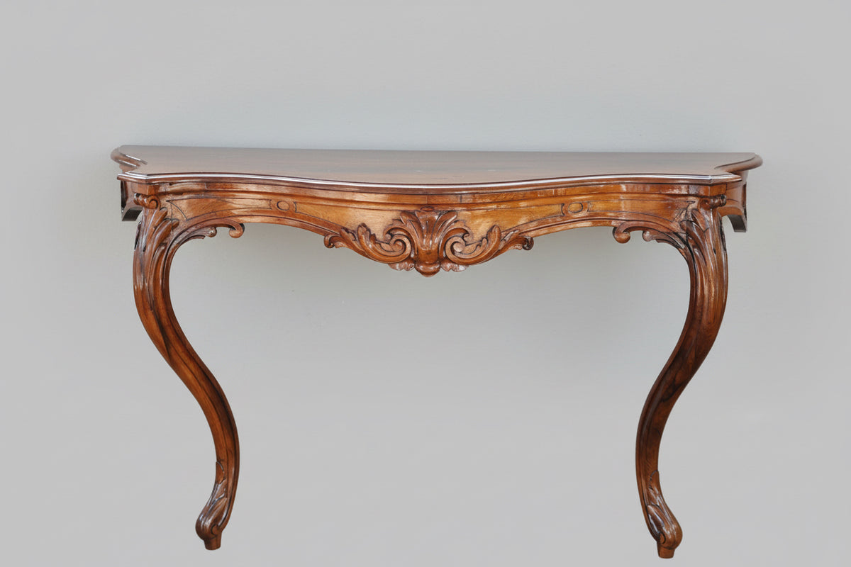 Victorian rosewood wall Console Table