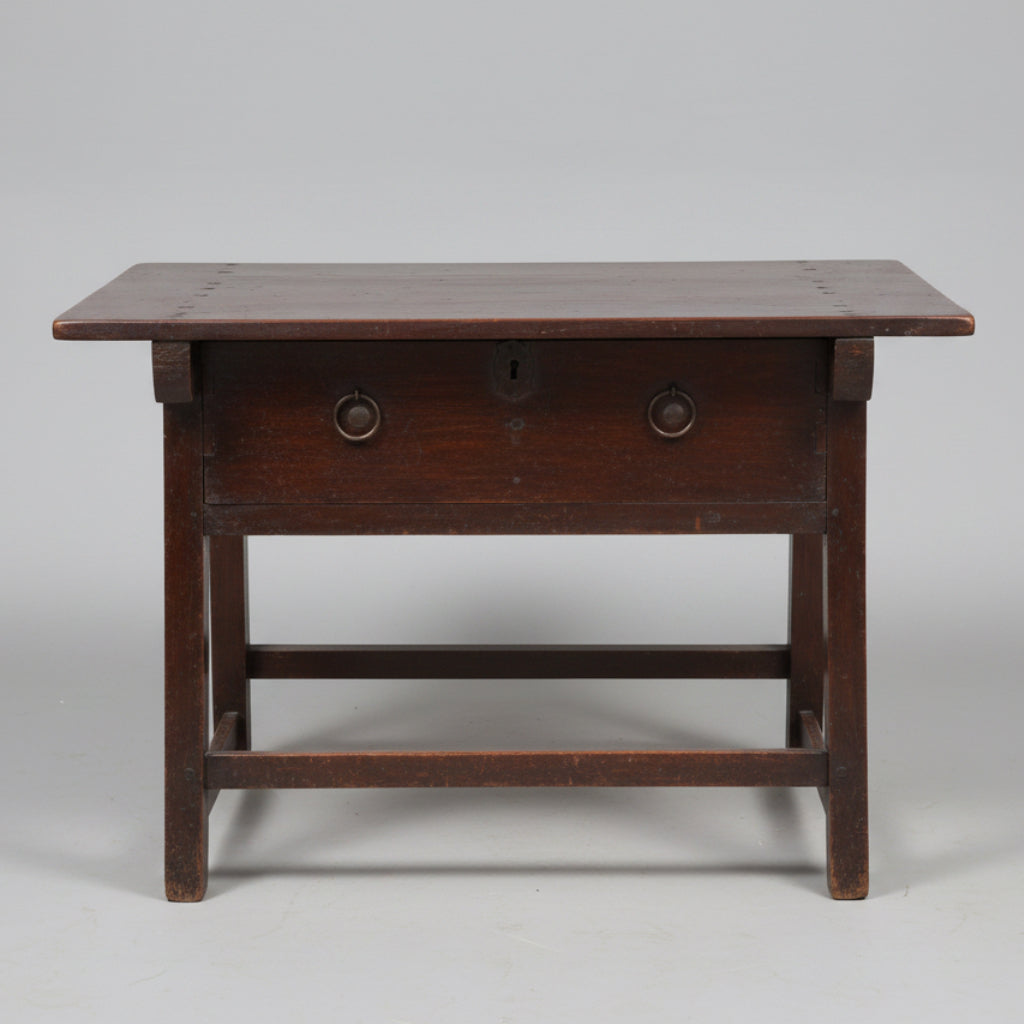 19th Century French pine Work Table - RESERVED