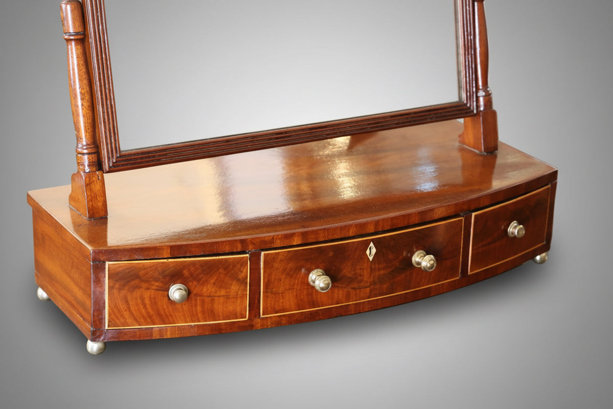 Georgian Mahogany Dressing Table Mirror