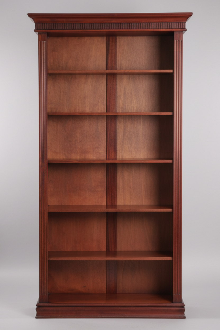 Pair of quality mahogany Hartman & Kepler tall Bookshelves