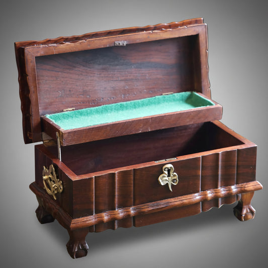 Early to mid 20th Century stinkwood Jewellery Chest
