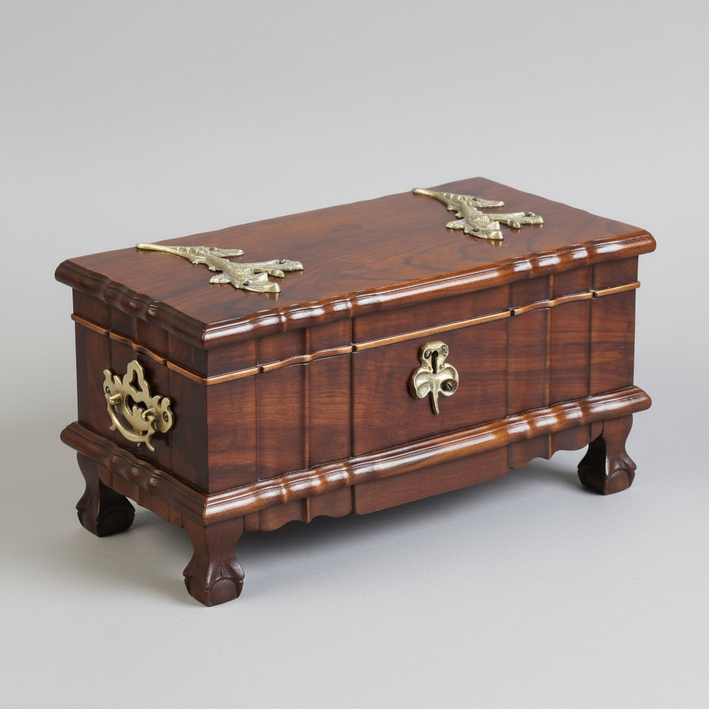 Early to mid 20th Century stinkwood Jewellery Chest