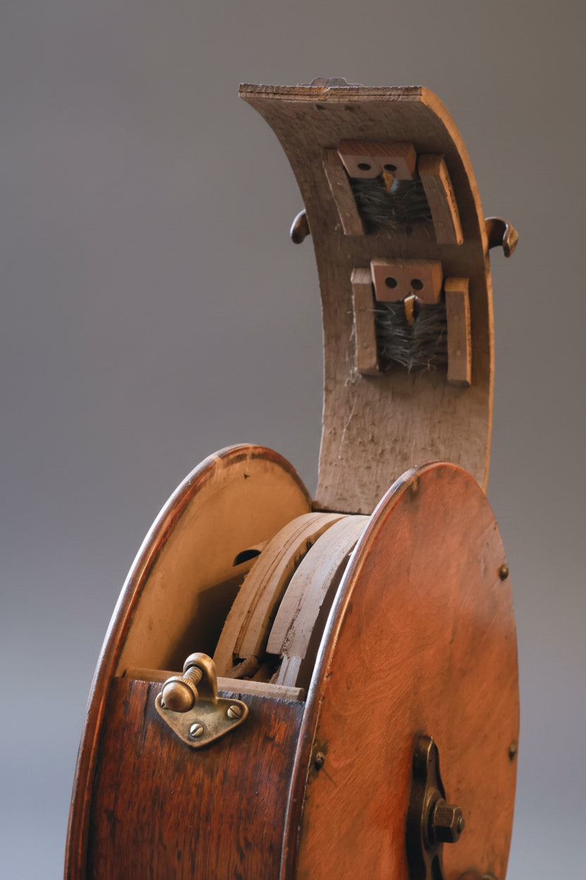 Victorian hand crank rotary Knife & Spoon Cleaner & Sharpener