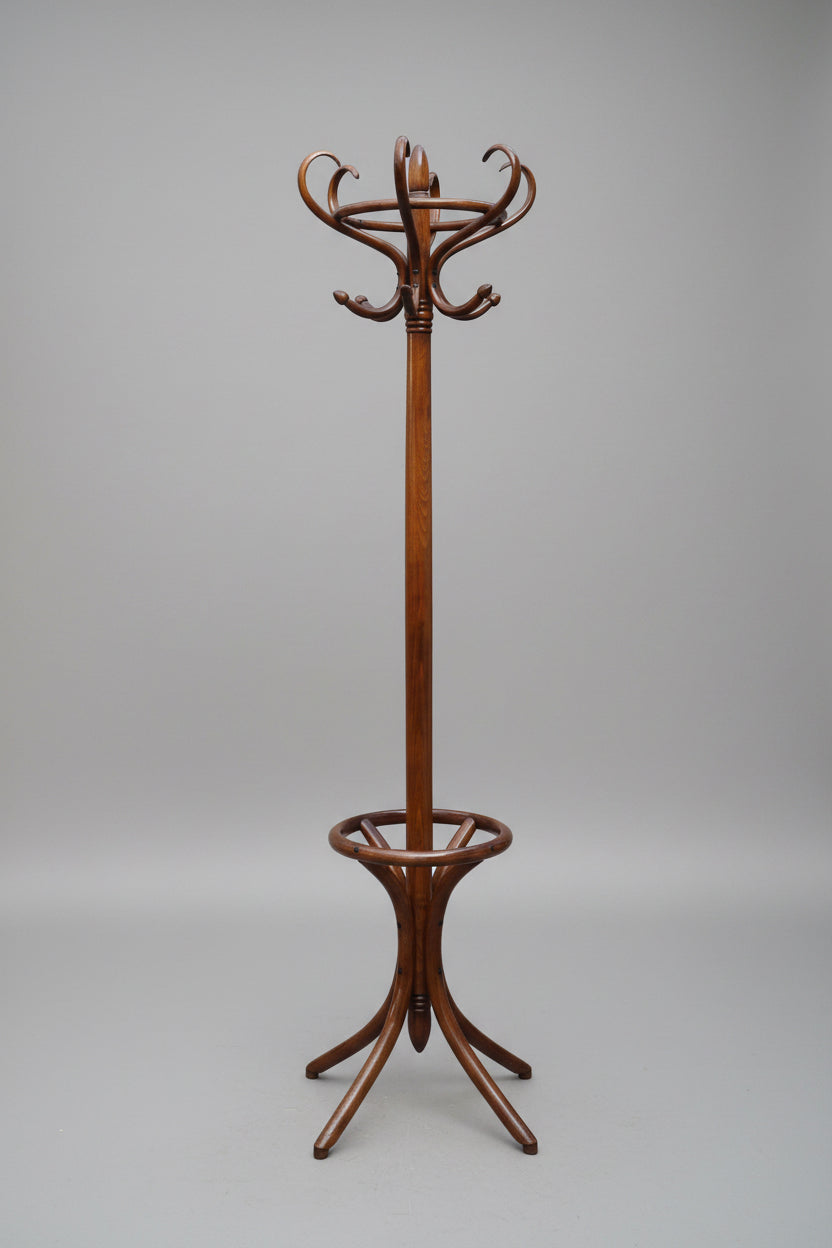 Vintage Thonet style bentwood Coat & Hat Stand