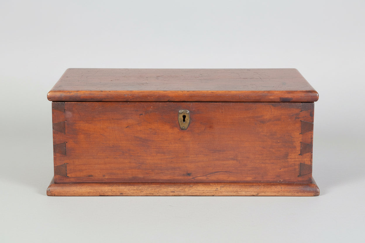19th Century Cape pine Deed Box, with lovely patina.