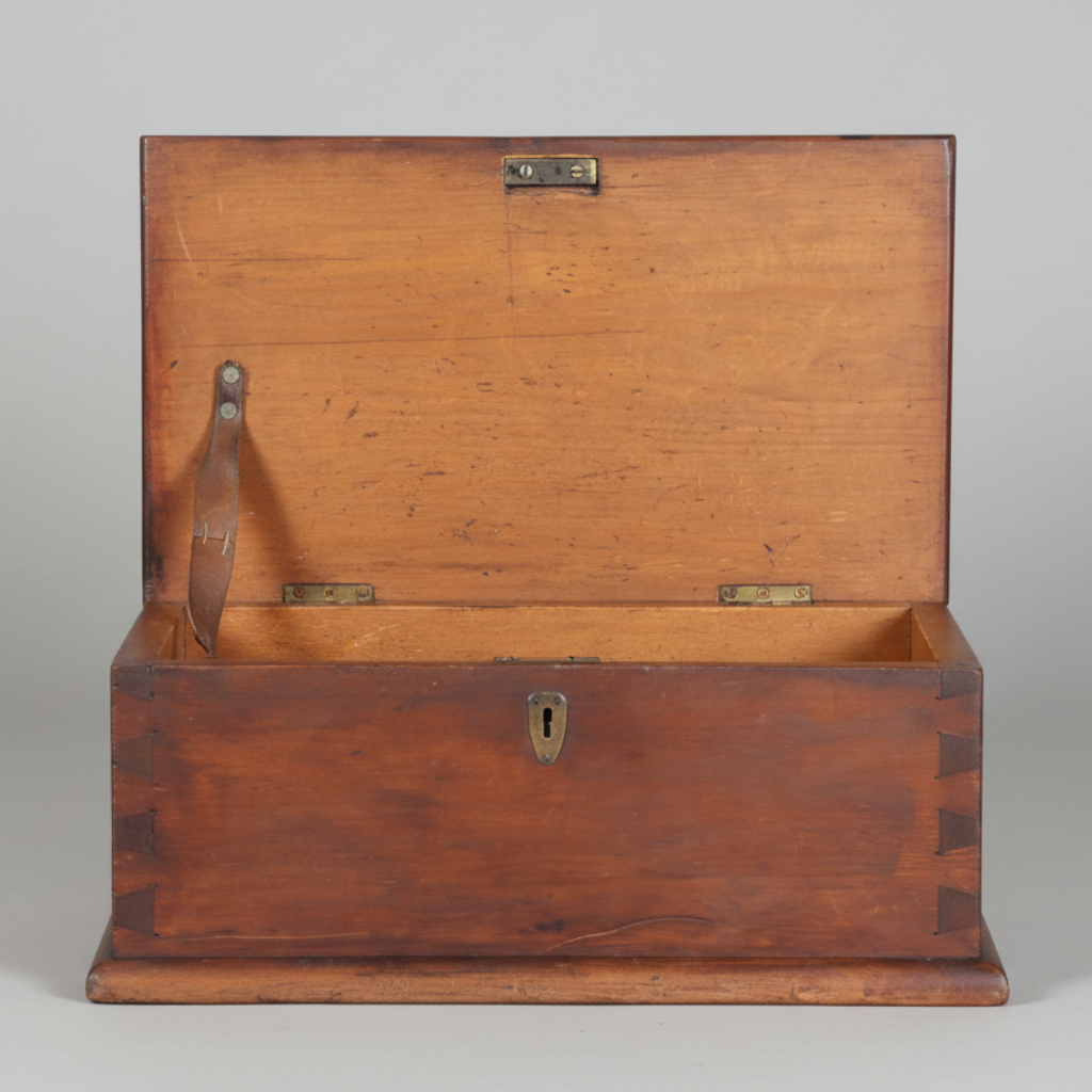 19th Century Cape pine Deed Box, with lovely patina.