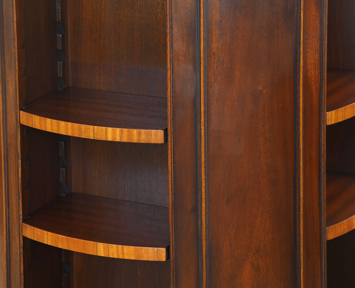Round Mahogany Revolving Bookcase
