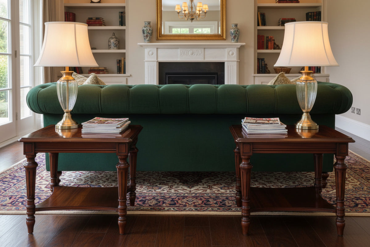 Fine pair of mahogany Side/Lamp Tables