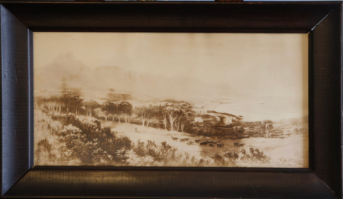 A set of three early 20th Century early Cape Town scene sepia toned Photographs/Prints