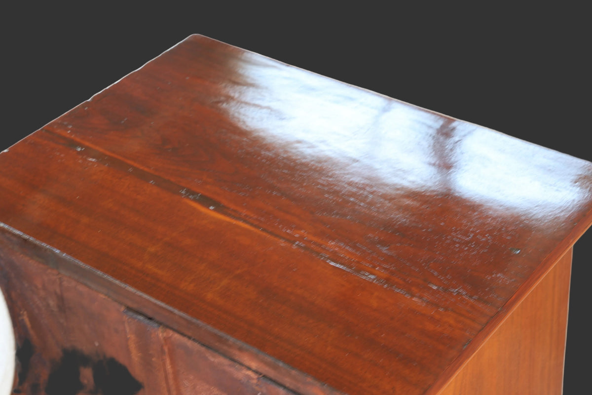 Victorian mahogany Wellington Chest of Drawers