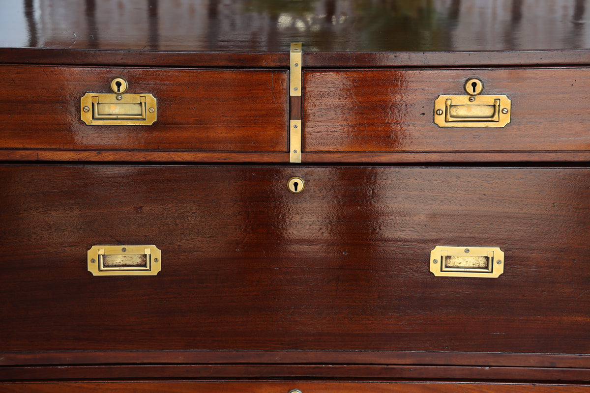 Victorian mahogany Military Chest of Drawers