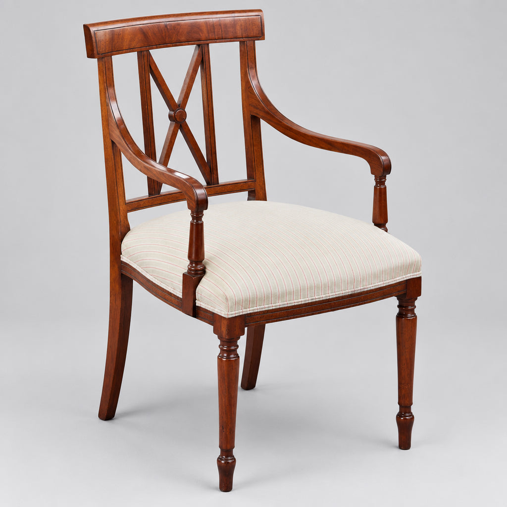 Set of eight Modellers of Antiques mahogany Dining Chairs
