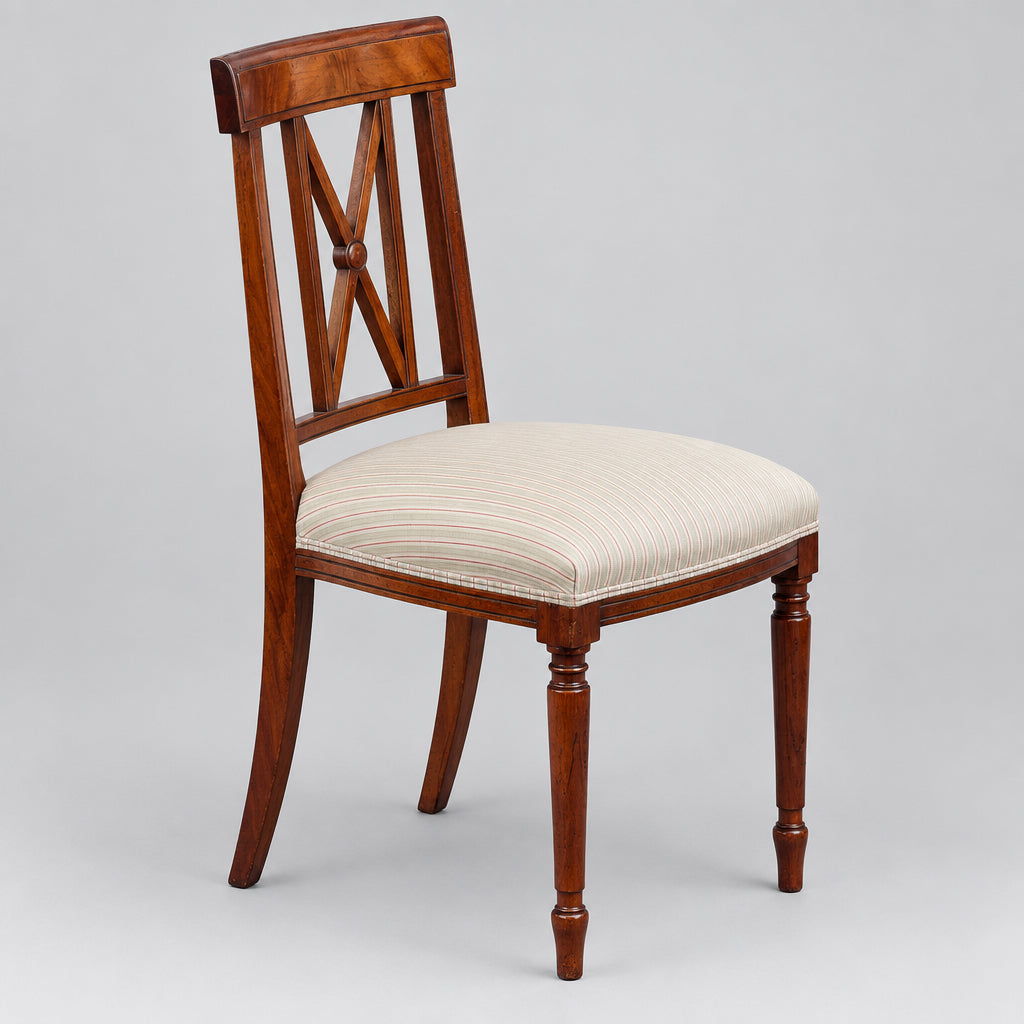 Set of eight Modellers of Antiques mahogany Dining Chairs