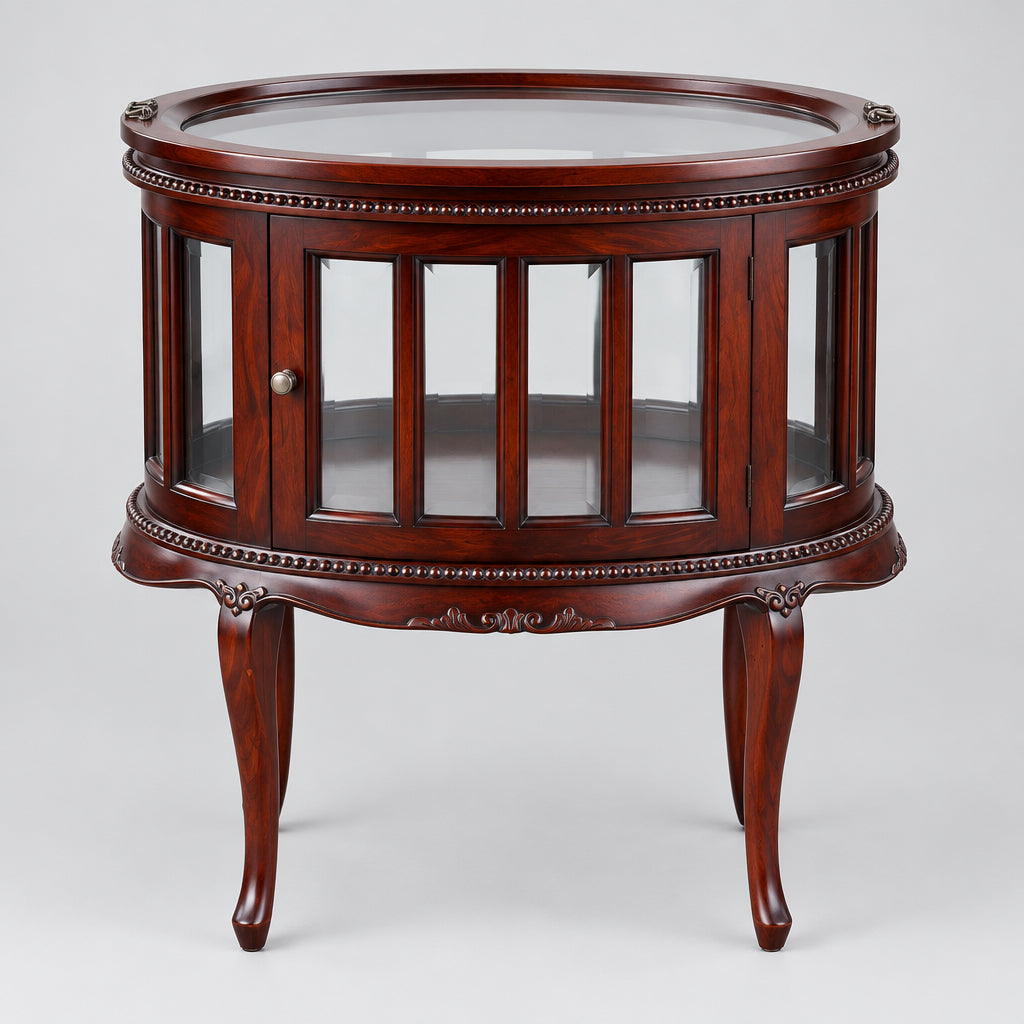 House & Haven mahogany Tray Top Cake Display