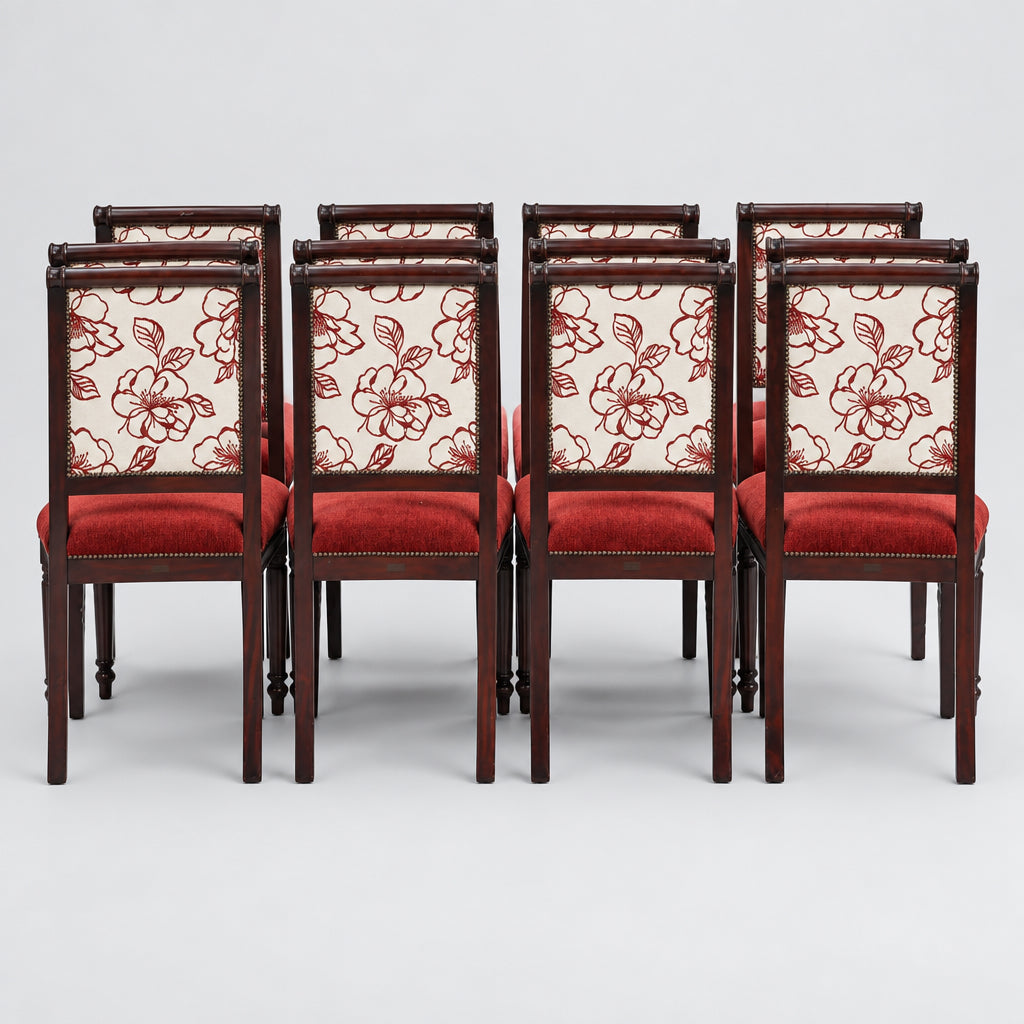 Set of twelve mahogany House & Haven Dining Chairs, including two carvers