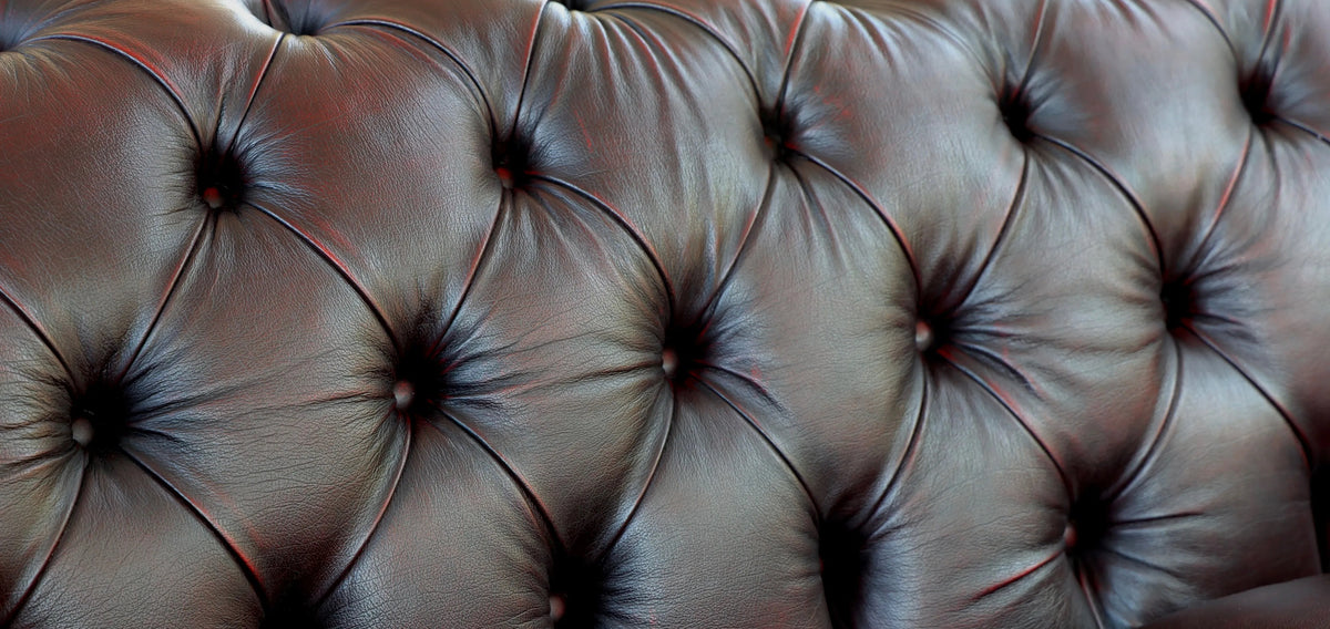 Stunning Griffiths & Griffiths Victorian style ox blood leather Chesterfield Sofa - RESERVED