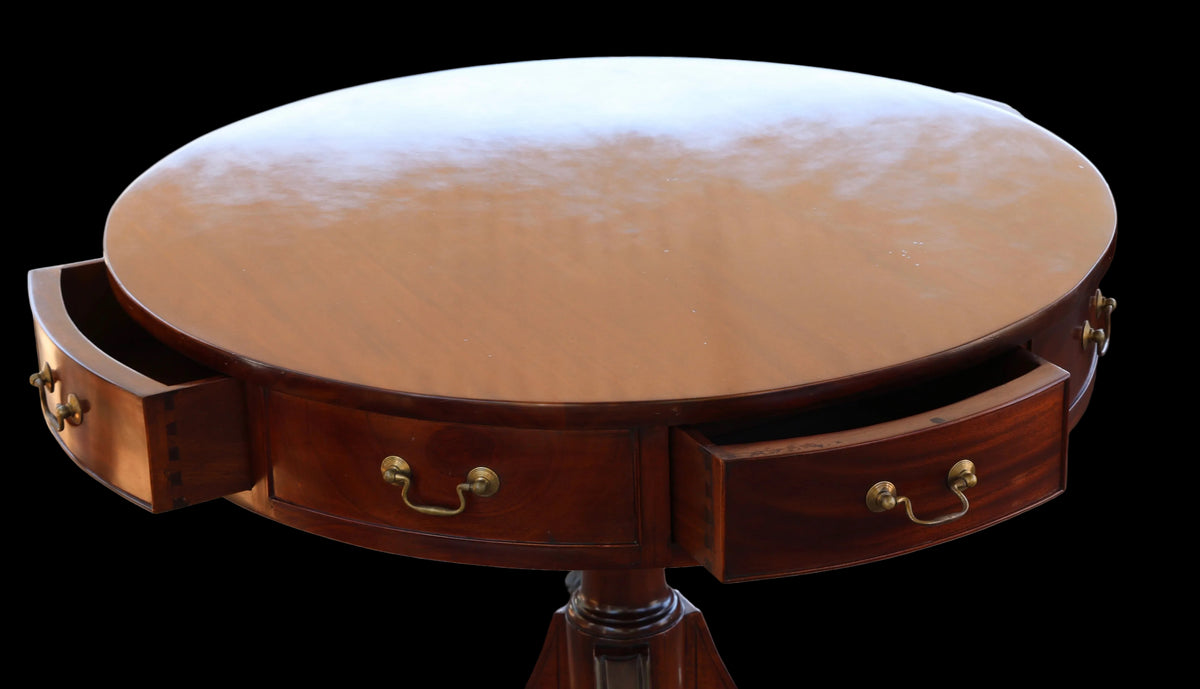 Beautiful Griffiths & Griffiths mahogany Drum Table - RESERVED