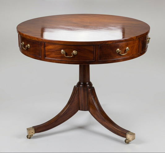 Beautiful Griffiths & Griffiths mahogany Drum Table - RESERVED