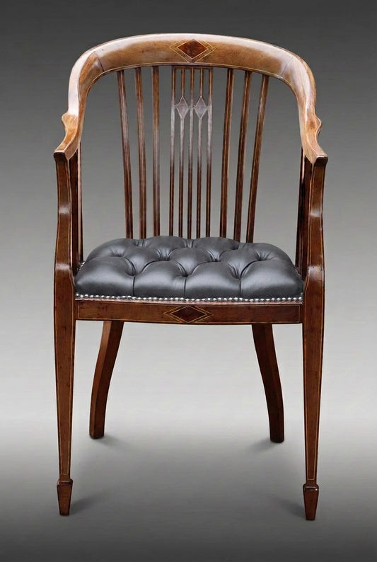 Edwardian inlaid Side Chair