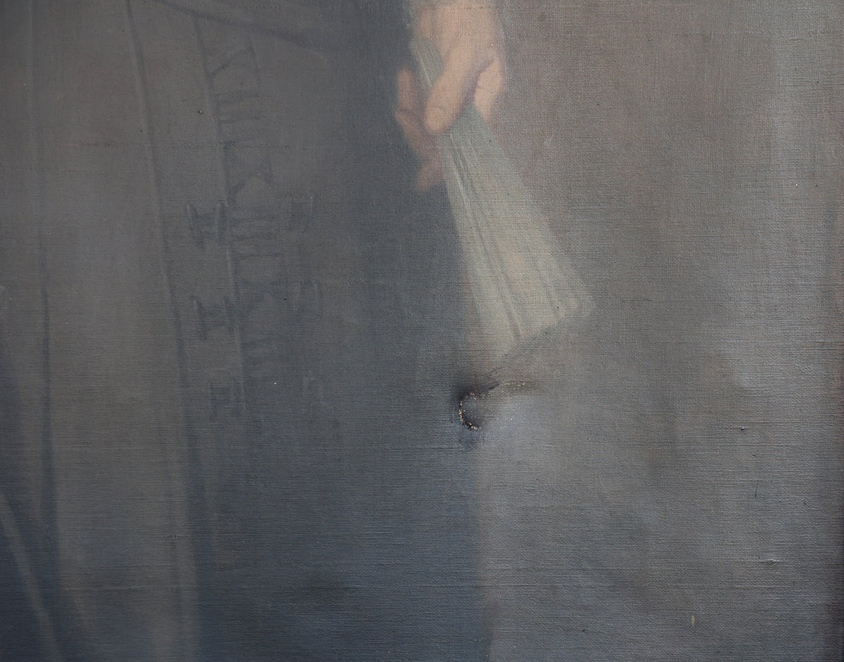 Gaston VALLAEYS (1862-1944) - Portrait - Lucie Clais, Madame Louis Dobbels (1910)