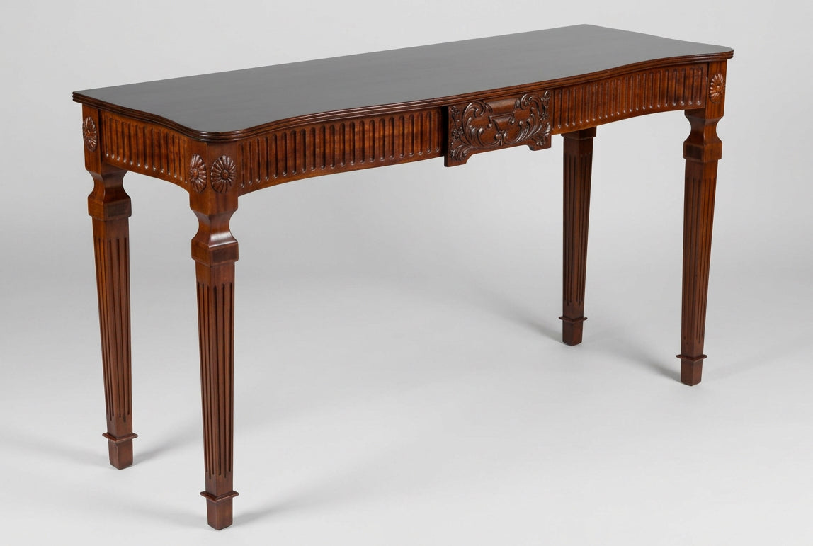 Griffiths & Griffiths mahogany Adam style Hall Table/Server